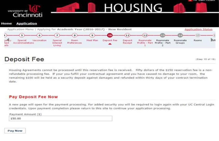 辛辛那提大学住宿申请流程